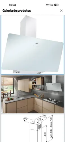 Coifa Evo [SUGAR] Marca Frankie 90cm 220V