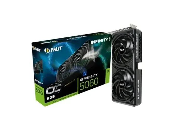 Placa De Video Palit Geforce RTX 5060 Infinity 2 Oc 8GB Gddr7 128 Bits