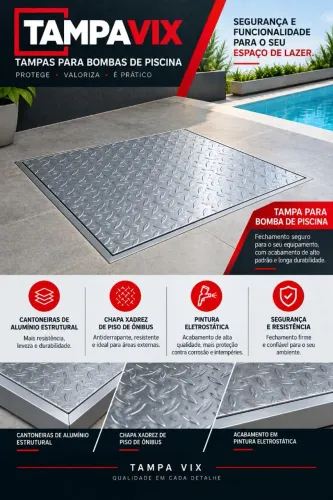 Tampa Vix - Tampa para bomba de piscina 