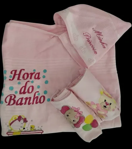 Toalha de banho infantil menina