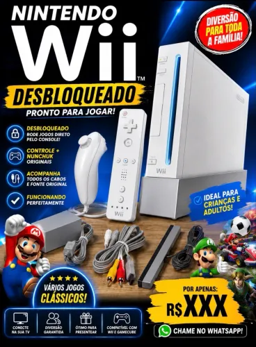 Nintendo Wii desbloqueado 
