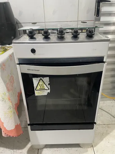 FOGÃO FUNCIONANDO TUDO (ENTREGO)