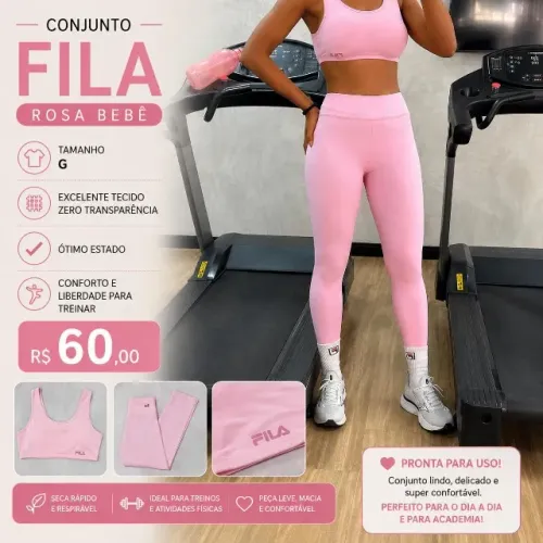 Conjunto FILA - Malhar com estilo