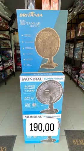 VENTILADOR MONDIAL E BRITÂNIA..
