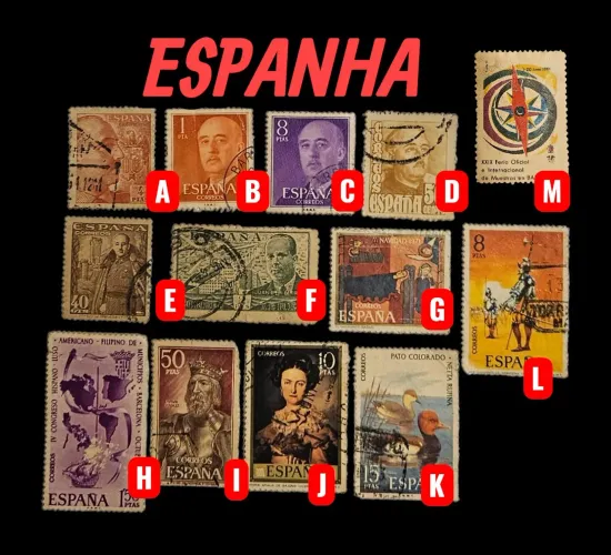 SELOS ANTIGOS DA ESPANHA