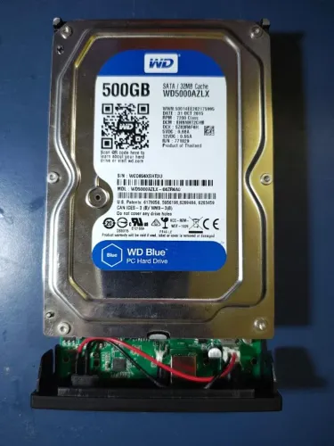 HD Sata 500 Gb + Caser