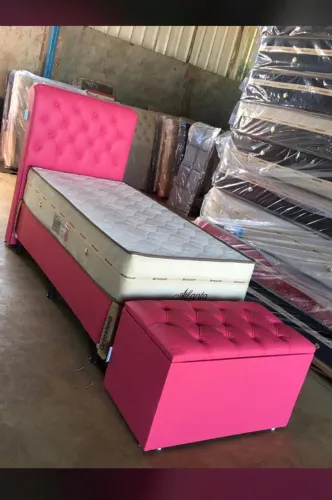 Cama box solteiro molas ensacadas 