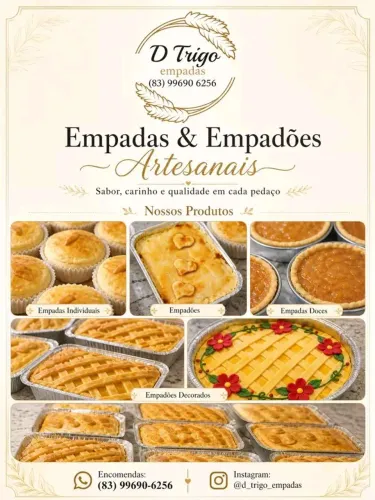 Empadas artesanais 