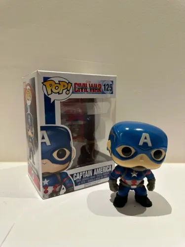funko pop capitao america 125 captain america civil war guerra civil