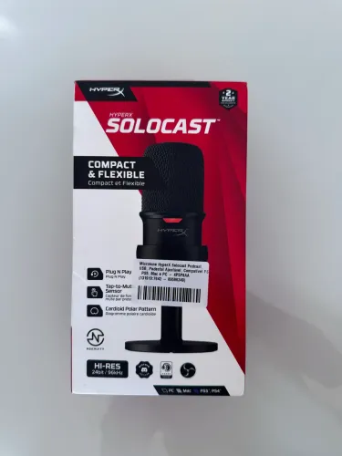 Microfone hyperX solocast 