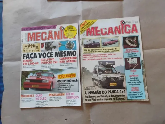 Revistas Oficina Mecânica para colecionadores anos 90
