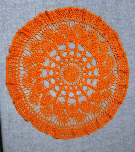 Conjunto centros de mesa em crochet artesanal 