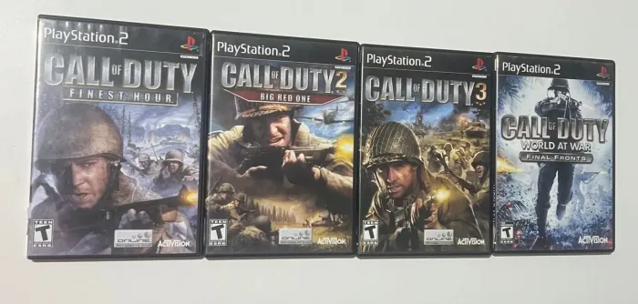 Coleção Call of duty ps2 completa