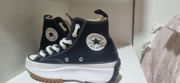 Tênis Converse Run Star Hike Cano Alto Preto