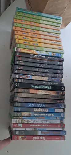 Lote 31 Dvds Infantis E Filmes - Coleção Barsa Hoobs Completa + Sucessos Cinema