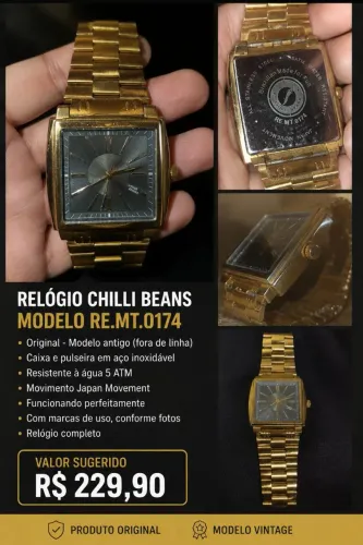 ? Relógio Chilli Beans Vintage - RE.MT.0174