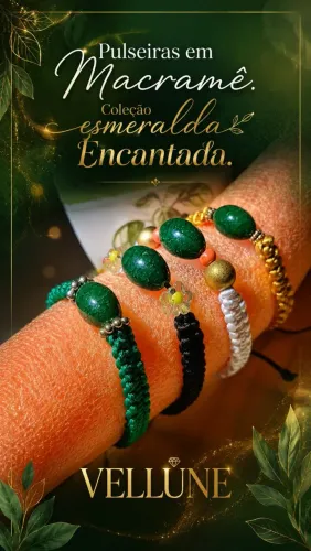 Pulseiras em Macramê
