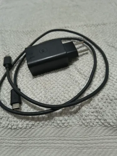 carregador original motorola turbo power tipo c 50w