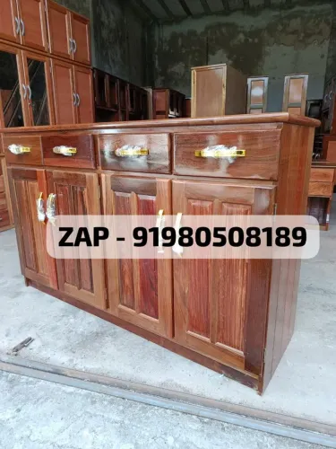 Balcão de cozinha madeira Ypê de 4 portas novo