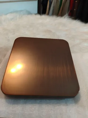 Acabamento Válvula Descarga Doka Bronze Escovado (Apenas Placa de Reposição)