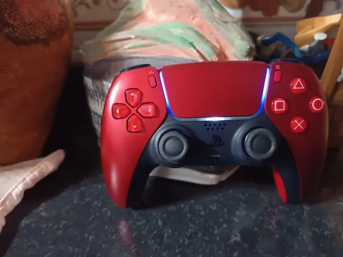 Controle Dual Sense Ps5 Volcanic funcionando