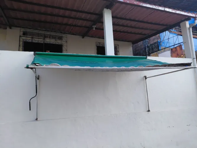 TOLDO RETRÁTIL VERDE AREA EXTERNA 3M X 2M