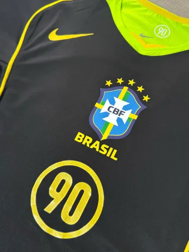 Camisa Brasil Versão Preta - Total 90
