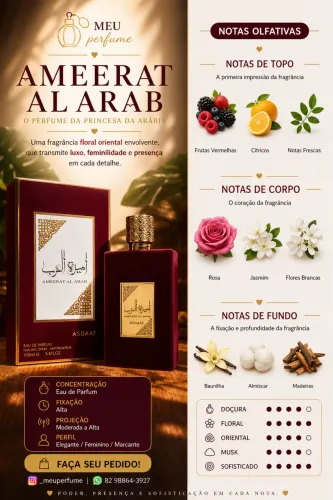 Ameerat Al Arab - Perfume da Princesa da Arábia