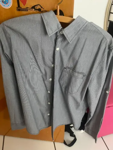 Camisa Social Cinza