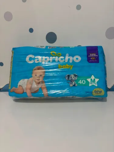 Fralda Capricho baby M 40 unidades
