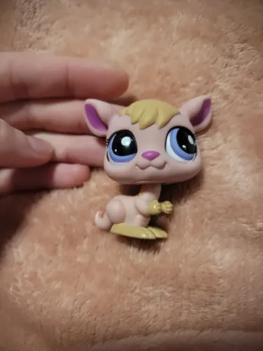 Título Littlest Pet Shop Canguru Rosa Original Hasbro