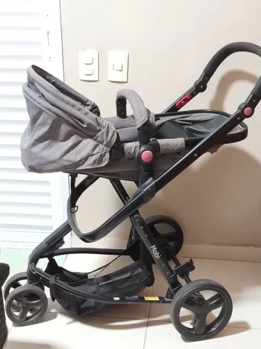 Carrinho de Bebê com Base e Bebê Conforto Safety 1st - Travel System Mobi 0 a 15kg
