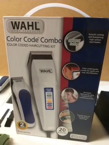 Máquina cortar cabelo Color Code combo Wahl - R$ 250 (Aceito PIX)