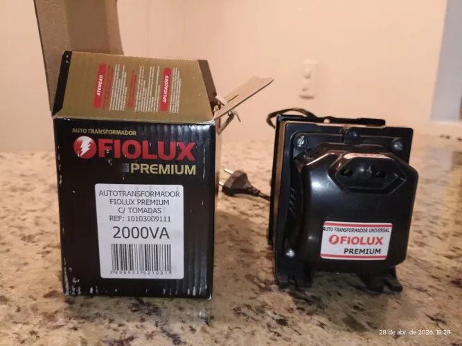 Autotransformador 2000va Bivolt Fiolux ( Sem alça)