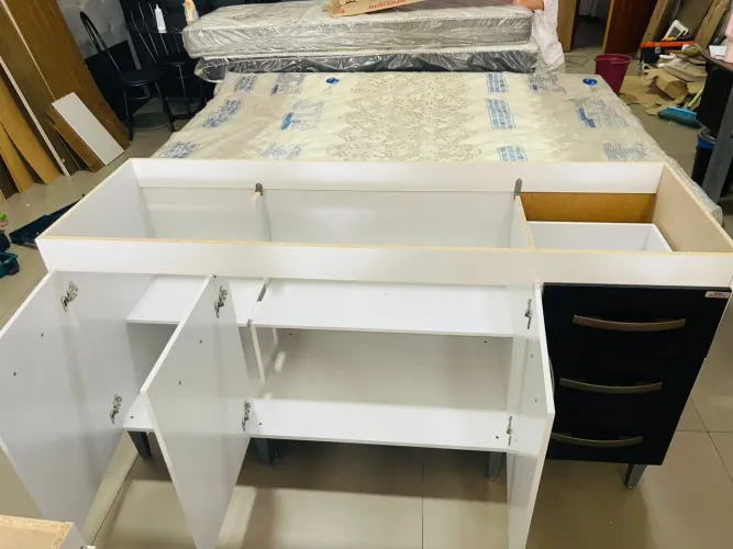 BALCÃO DE PIA 1.60 MT COM 3 GAVETAS NOVO