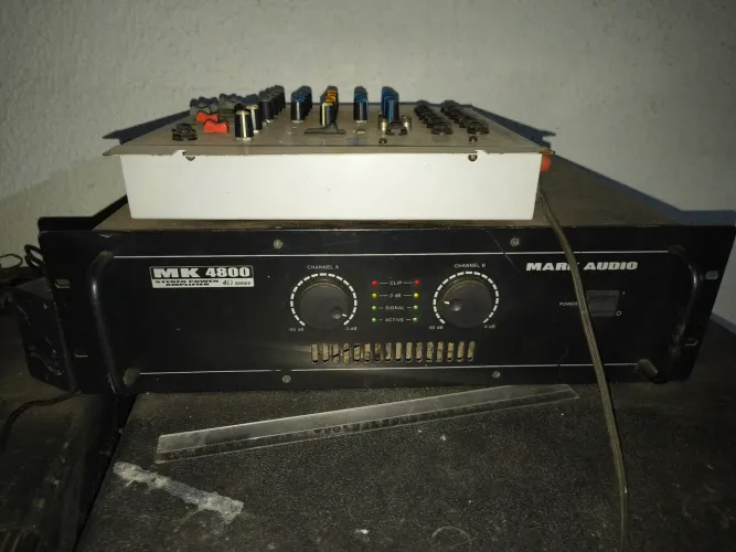 amplificador de potência Mark Audio MK480
