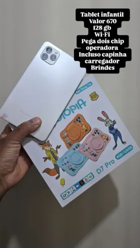 Tablet infantil 128 gb pega chip
