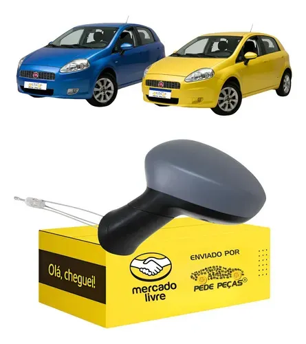 Retrovisor Fiat Punto 2008 2009 2010 A 2012 Novo Manual Le
