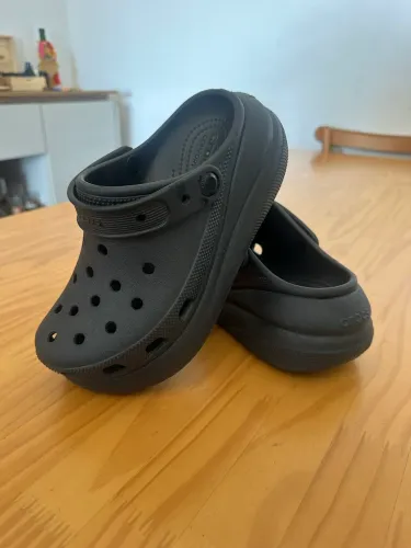 crocs plataforma preto