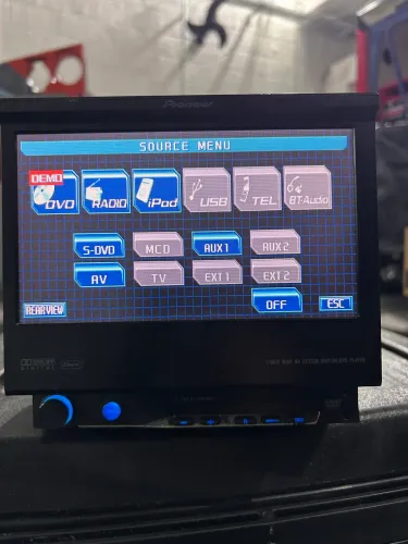 Dvd retrátil pioneer AVH-p5000DVD