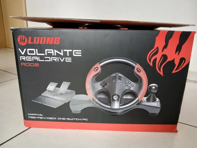 Volante Pedal Câmbio Corrida Game: PS4, Xbox Series X/S, Xbox One, PS3