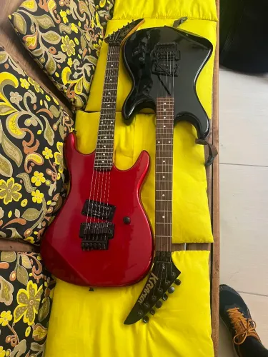 Guitarras Kramer Striker 100ST PTRETA E VERVELHA anos 80/90 RARAS (valor unitário) 