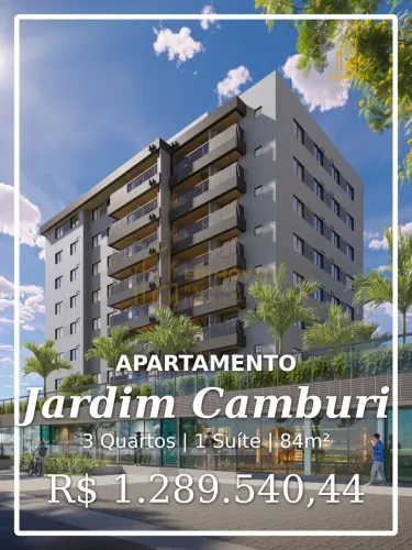 Viva o equilíbrio perfeito em Jardim Camburi: apartamento com varanda iluminada!