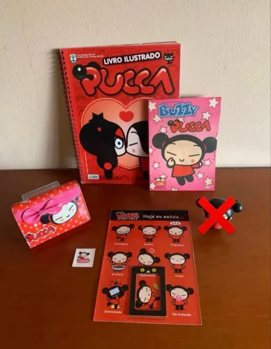Coleção de produtos da pucca 