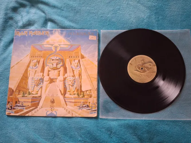 LP Iron Maiden Powerslave muito bom