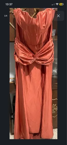 Vestido Terracota Social