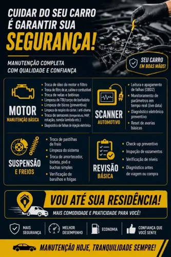 Seu carro falhando? Acendeu a luz no painel? 