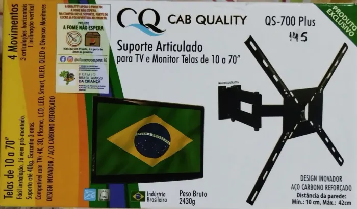 Suporte articulado de TV