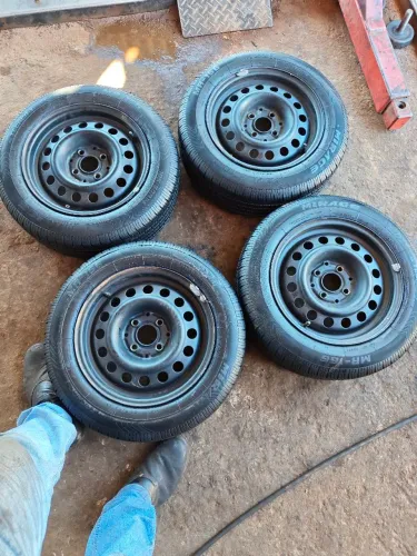 Jogo de rodas aro 14 furacão 4/100 VW GM etc