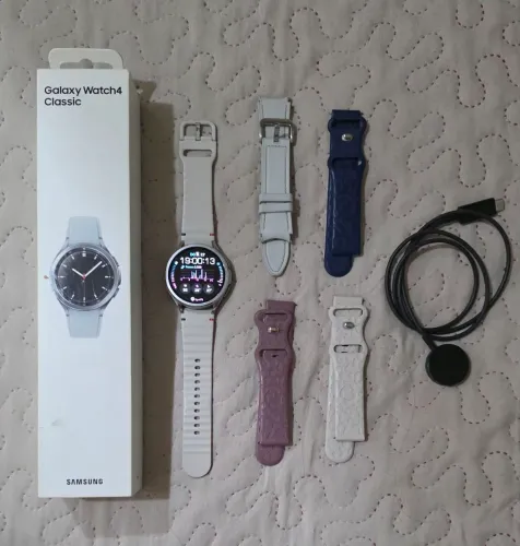? GALAXY WATCH4 CLASSIC 46MM | COMPLETO + PULSEIRAS EXTRAS